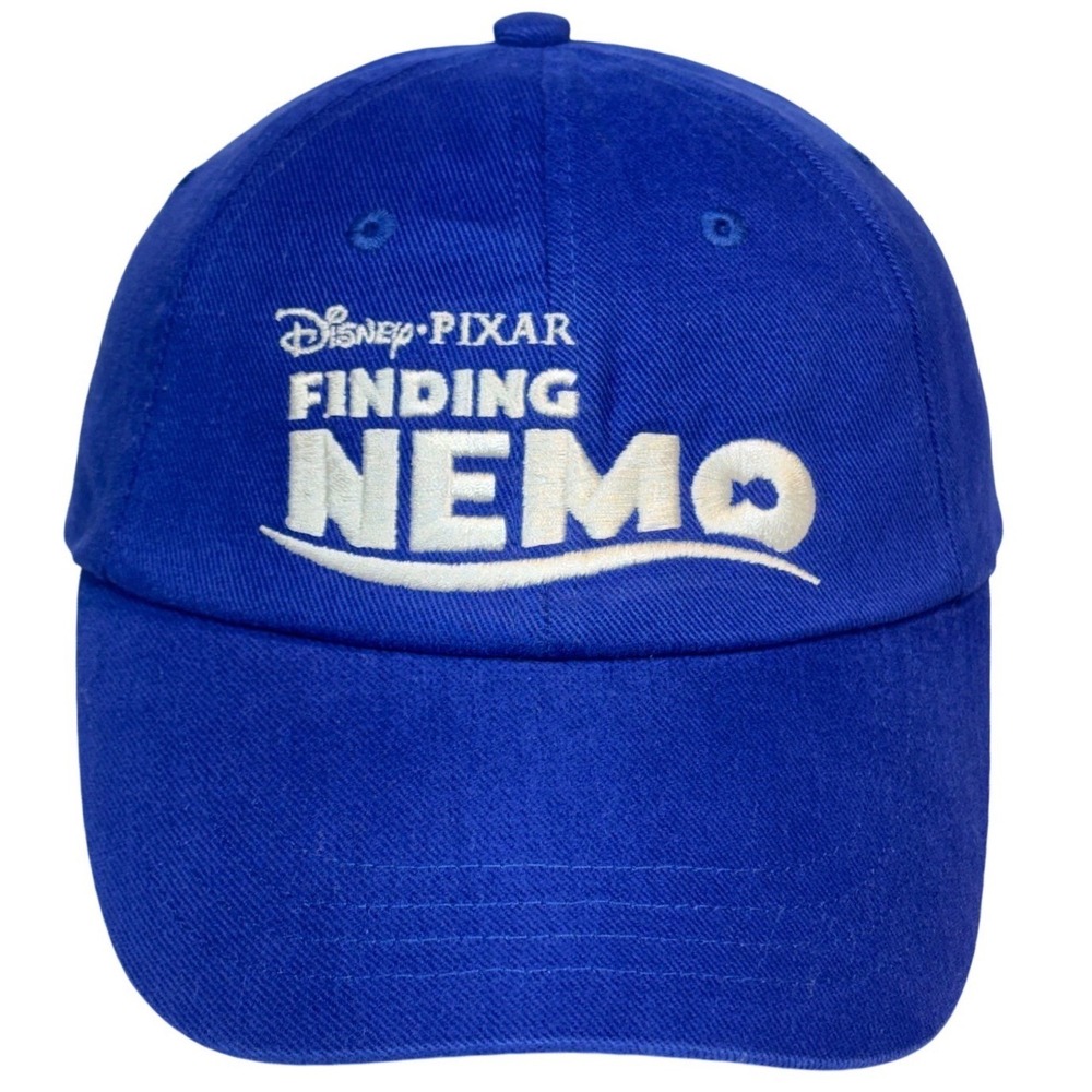 Disney Pixar Finding Nemo Blue Adjustable Baseball Cap Embroidered Promo hat